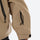Kids breathable snowboard jacket and bib pants set - tan jacket, for family resort ski days