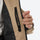 Youth 3-layer ski suit with bib pants - tan jacket, for kids skiing and snowboarding