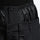 Men's breathable 3-layer ski pants with mesh vents - black, waistband snap close-up detail, for skiing and snowboarding