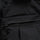 Men's adjustable snowboard cargo pants with gaiters - black, pocket zip close-up detail, for skiing and snowboarding