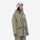 Women's adjustable ski pants with suspenders - olive green, for resort and backcountry days