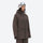 Insulated bib snow pants for women - coffee brown, on-model three-quarter front view, for cold-weather winter sports