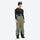 Men's 3L waterproof suspender snow pants - sage green bib pants, for resort and backcountry days