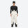 Insulated bib snow pants for men - cream bib pants, on-model front view, for resort and backcountry days