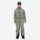 Men's adjustable ski pants with suspenders - sage green jacket with sage pants, for cold-weather winter sports