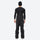 Men's 3L waterproof suspender snow pants - black bib pants, on-model back view, for skiing and snowboarding
