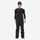 Men's 3L waterproof suspender snow pants - black bib pants, on-model front view, for deep powder winter days