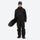 Men's 3L waterproof suspender snow pants - black jacket with black pants, for deep powder winter days
