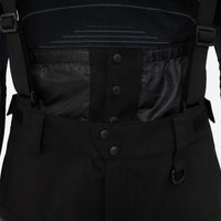 
                  
                    Men's 3L waterproof suspender snow pants - black bib pants, for resort and backcountry days
                  
                