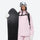Women's 2-layer snowboard jacket and bibs - light pink jacket, for powder days and winter commute