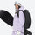 Women's 2-layer snowboard jacket and bibs - lavender jacket, for skiing and snowboarding