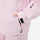 Women's 2-layer snowboard jacket and bibs - light pink, side pocket close-up with hand, for resort and street wear