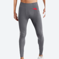 
                  
                    Men's 100% merino wool thermal pants - gray merino wool thermal pants on men, for running in cold weather
                  
                