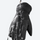 Frost full-finger insulated snow gloves - black full-finger snow gloves with water beads, for resort ski days