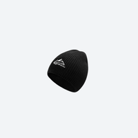 
                  
                    Warm knit beanie for snow sports - black knit snow beanie, product view, for resort ski days
                  
                