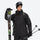 Unisex waterproof 2L snow jacket and bib pants series - black, for resort and backcountry days