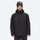 Unisex waterproof 2L snow jacket and bib pants series - black, on-model full-body front view, for skiing and snowboarding