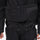 Unisex snowboard jacket and bibs set - black, inner snow skirt close-up detail, for cold-weather winter sports