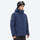 Unisex waterproof 2L snow jacket and bib pants series - navy blue, for powder and piste riding