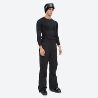 
                  
                    Unisex waterproof 2L snow jacket and bib pants series - black bib pants, for cold-weather winter sports
                  
                