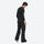 Unisex waterproof 2L snow jacket and bib pants series - black bib pants, for powder and piste riding
