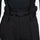 Unisex snowboard jacket and bibs set - black bib pants, bib waist snap close-up detail, for skiing and snowboarding
