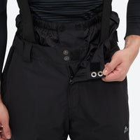 
                  
                    Unisex waterproof 2L snow jacket and bib pants series - black bib pants, for resort and backcountry days
                  
                