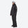 Women's waterproof 2L ski jacket and bib pants - black jacket with black pants, for skiing and snowboarding