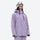 Women's 2-layer snowboard jacket and bibs set - lavender, for resort and cross-country days