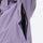 Women's 2-layer snowboard jacket and bibs set - lavender, underarm zip vent close-up detail, for cold-weather winter sports