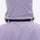 Women's breathable ski jacket with suspender pants - lavender, back hood close-up detail, for cold-weather winter sports