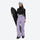 Women's waterproof 2L ski jacket and bib pants - lavender snow pants, for skiing and snowboarding