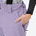 Women's waterproof 2L ski jacket and bib pants - lavender snow pants, for resort and cross-country days
