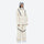 Women's snowboard jacket and wide-leg pants - cream jacket with cream pants, for resort and street wear