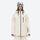 Women's waterproof 2L snow jacket and bib pants series - cream jacket with cream bib pants, for resort and street wear