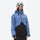 Waterproof 2L snow jacket and pants set - women's blue and black colorblock, for all-mountain and backcountry days