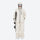 Colorblock snowboard jacket and pants set - cream, on-model front view, for powder and piste riding
