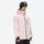 Breathable 2L snowboard jacket and pants - light pink and black colorblock, for cold-weather winter sports