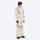 Men's waterproof 2L snow jacket and pants series - cream jacket with cream pants, for cold-weather winter sports