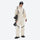 Men's waterproof 2L snow jacket and pants set - cream, for powder and piste riding
