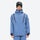 Men's waterproof 2L snow jacket and pants series - blue jacket with blue pants, for cold-weather winter sports