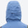 Men's waterproof 2L snow jacket and pants series - blue, back hood close-up detail, for cold-weather winter sports