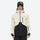 Men's waterproof 2L snow jacket and pants set - cream and black colorblock, for resort and backcountry days