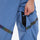 Men's breathable ski jacket with reflective trim - blue snow pants, for skiing and snowboarding
