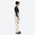Men's colorblock snowboard jacket and pants - cream pants, on-model side view, for resort and backcountry days