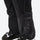 Breathable 3-layer ski bibs with cross-back straps - black, for cold-weather winter sports