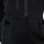 Unisex waterproof 3L snow bib pants - black, waistband snap close-up detail, for skiing and snowboarding