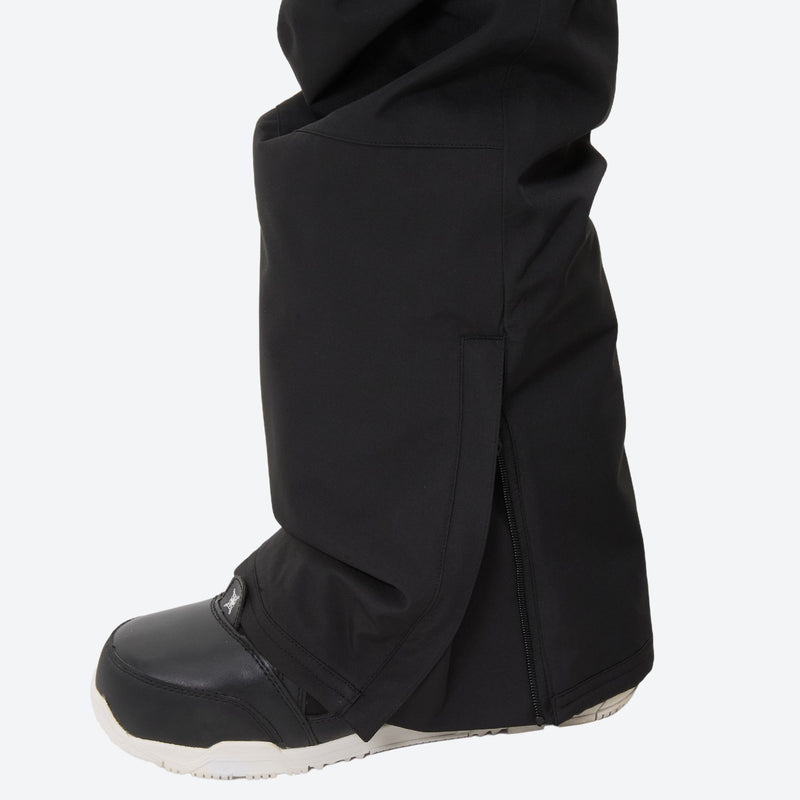 Unisex waterproof one-piece snow suit - black one-piece suit, for cold-weather winter sports