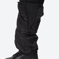 
                  
                    Breathable full-body ski suit with waist belt - black one-piece suit, waist belt buckle adjusts fit
                  
                
