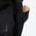 Breathable full-body ski suit with waist belt - black one-piece suit, for cold-weather winter sports